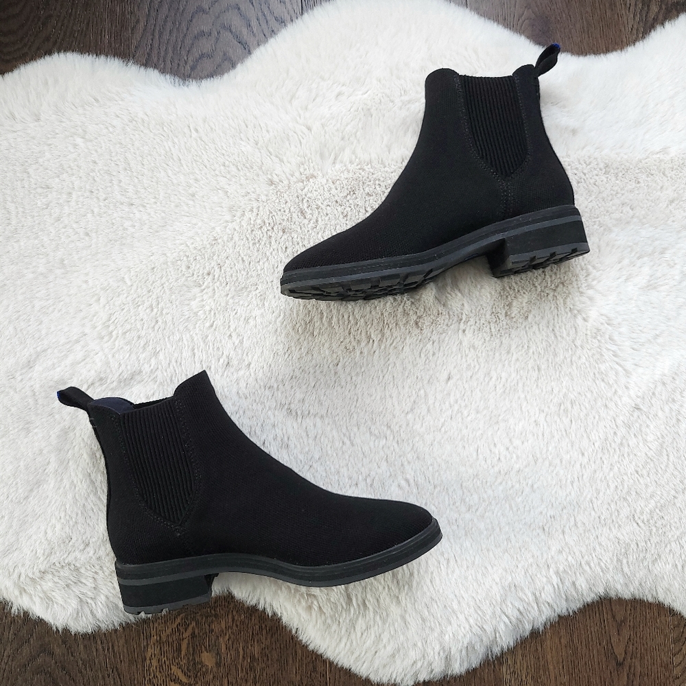 Rothys Wool Knit Chelsea Utility Boot - Picture 3 of 15
